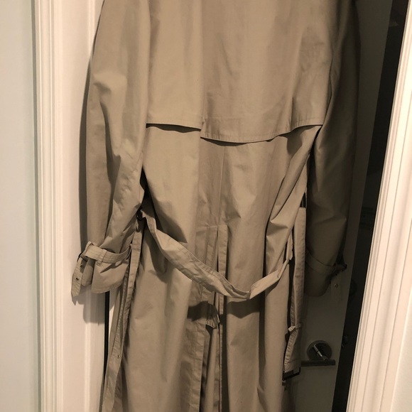 Men’s European trench coat. Taupe color. Long.XL -XxL  For Big&Tall. Like new - Picture 9 of 14